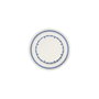 Hermia Blue Orbit Bonsai Juego de Cena de 24 Piezas en Blanco y Azul